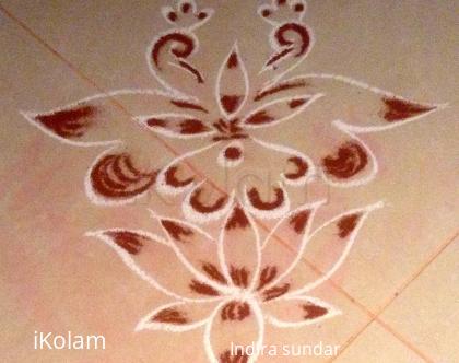 Rangoli: Simple kolam