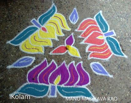 Rangoli: Dotted kolam - 11-6