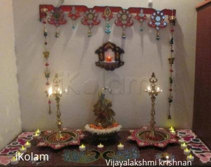 Rangoli: Karthigai Deepam