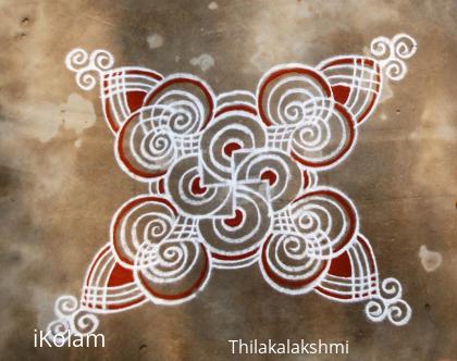Rangoli: PADI KOLAM