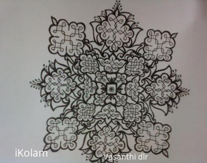 Rangoli: fusion rangoli