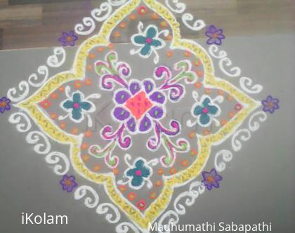Rangoli: New year rangoli