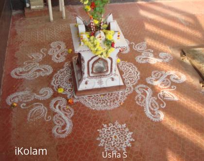 Rangoli: Tulasi Pooja