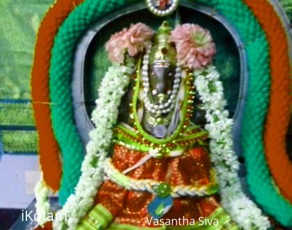 Rangoli: Vara Siddhi Vinayagar and kolam