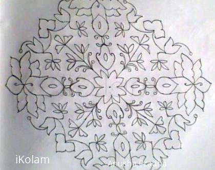 Rangoli: Dotted Kolam