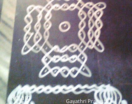 Rangoli: Navaratri kolam - Third day
