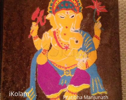 Rangoli: Lord Ganesha