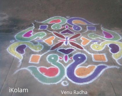 Rangoli: Duck Kolam