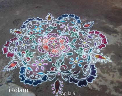 Rangoli: 13-7 interlace dots 
