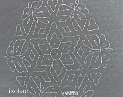 Rangoli: Butterfly Rangoli