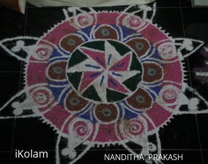 Rangoli: freehand rangoli