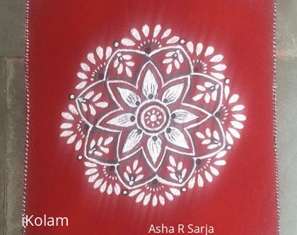 Rangoli: Navarathri day 6