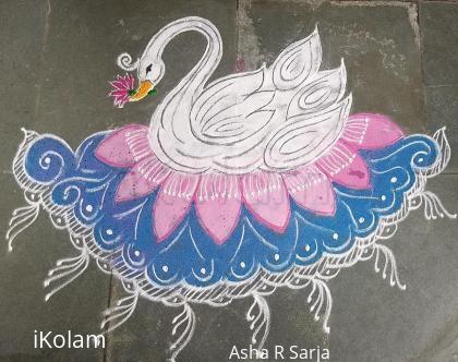 Rangoli: Navarathri day 5