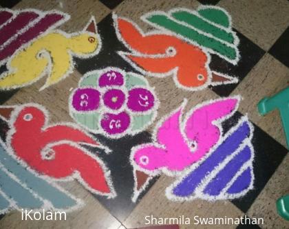 Rangoli: Margazhi Kolam1
