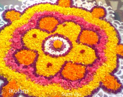 Rangoli: My onappookkalam