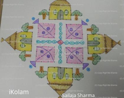 Rangoli: Sankranti Muggu