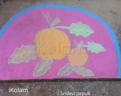 Rangoli: Halloween Rangoli