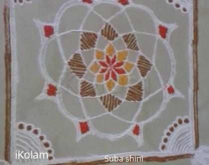 Rangoli: pongal kolam