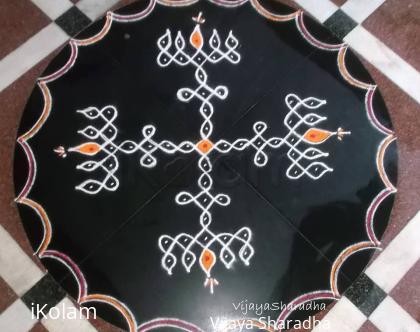 Rangoli: LAMP KOLAM
