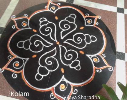 Rangoli: SANGU KOLAM