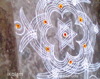 Rangoli: free hand 