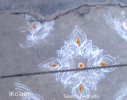 Rangoli: free hand