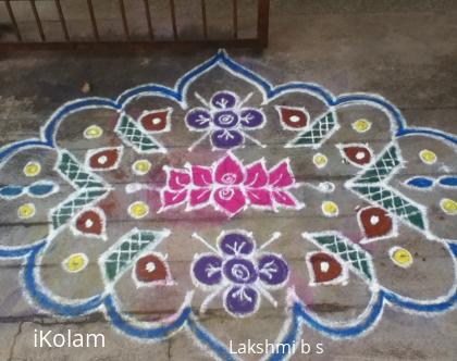 Rangoli: diyas