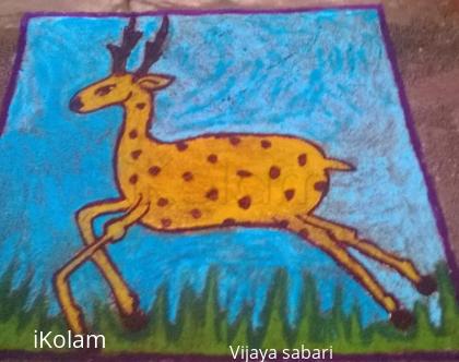 Rangoli: freehand