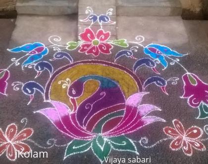 Rangoli: freehand