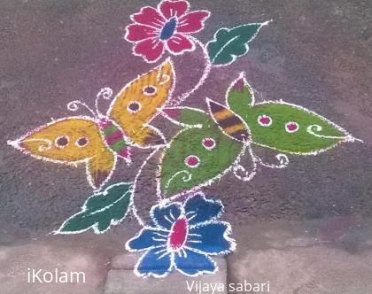 Rangoli: dotted kolam