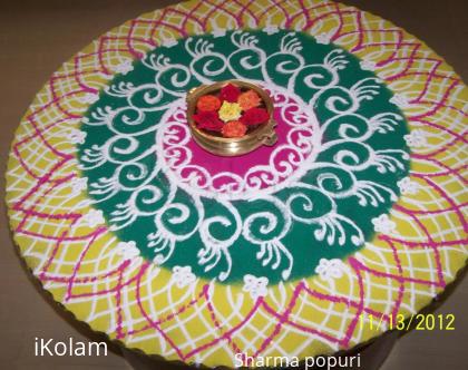 Rangoli: Rangoli on Diwali