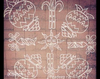 Rangoli: pongal-2013