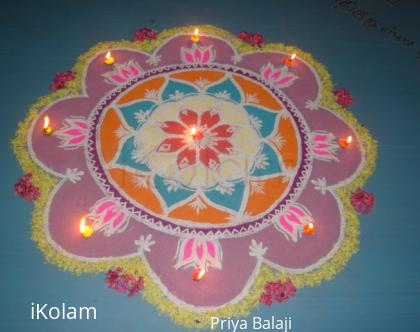 Rangoli: Priya's Rangoli-For comp