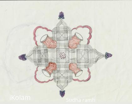 Rangoli: Pongal padi kolam