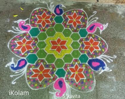 Rangoli: Happy vijayadashmi 