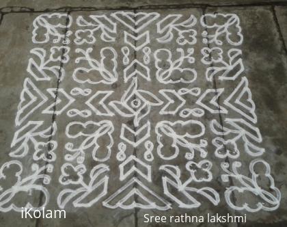Rangoli: Butterfly - Dotted Kolam