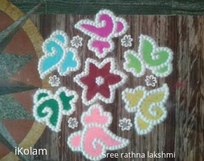 Rangoli: kumizh sangu kolam