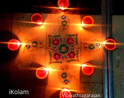 Rangoli: Karthigai Kolam