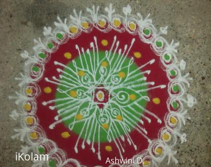 Rangoli: Dhanurmasa-morning rangoli