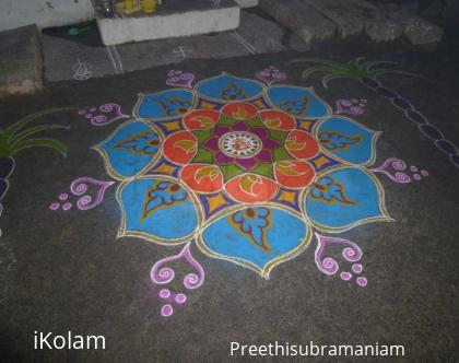 Rangoli: pongal rangoli