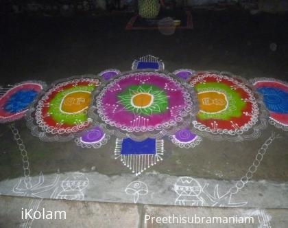 Rangoli: pongal rangoli