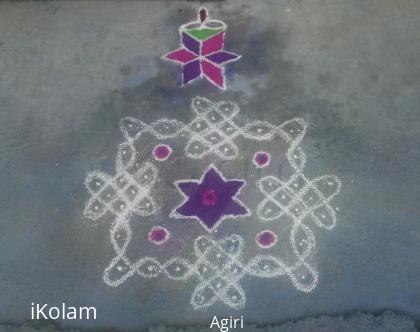 Rangoli: Sikku Kolam 2 by Amudha Giri