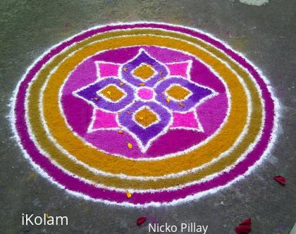 Rangoli: Varalakshmi kolam 2014
