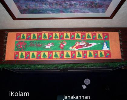 Rangoli: Christmas Rangoli