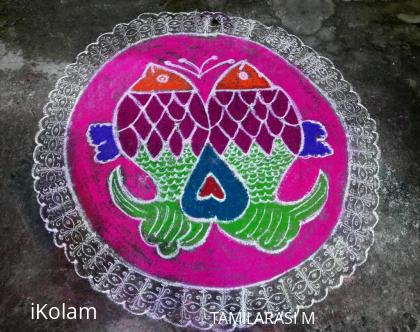 Rangoli: Margazhi kolam 12-01-2017