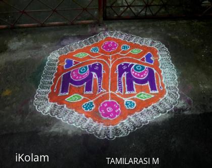 Rangoli: MARGAZHI KOLAM 09-01-2017
