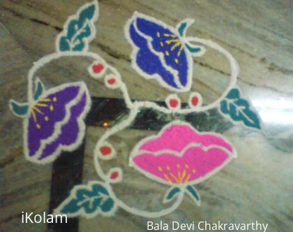 Rangoli: simple kolam