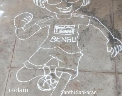 Rangoli: cartoon