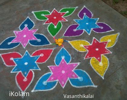 Rangoli: new year kolam