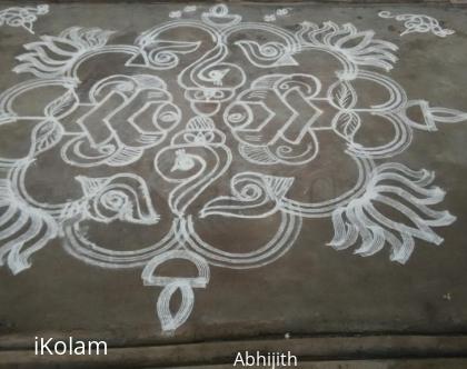 Rangoli: Sangu kolam